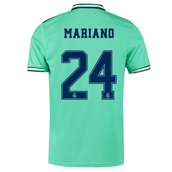 Camiseta Real Madrid NO.24 Mariano 3ª 2019-2020 Verde